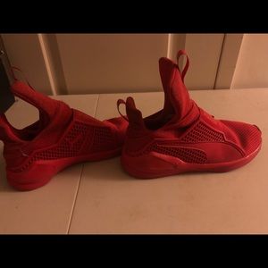 Red Puma Fenty Sneakers